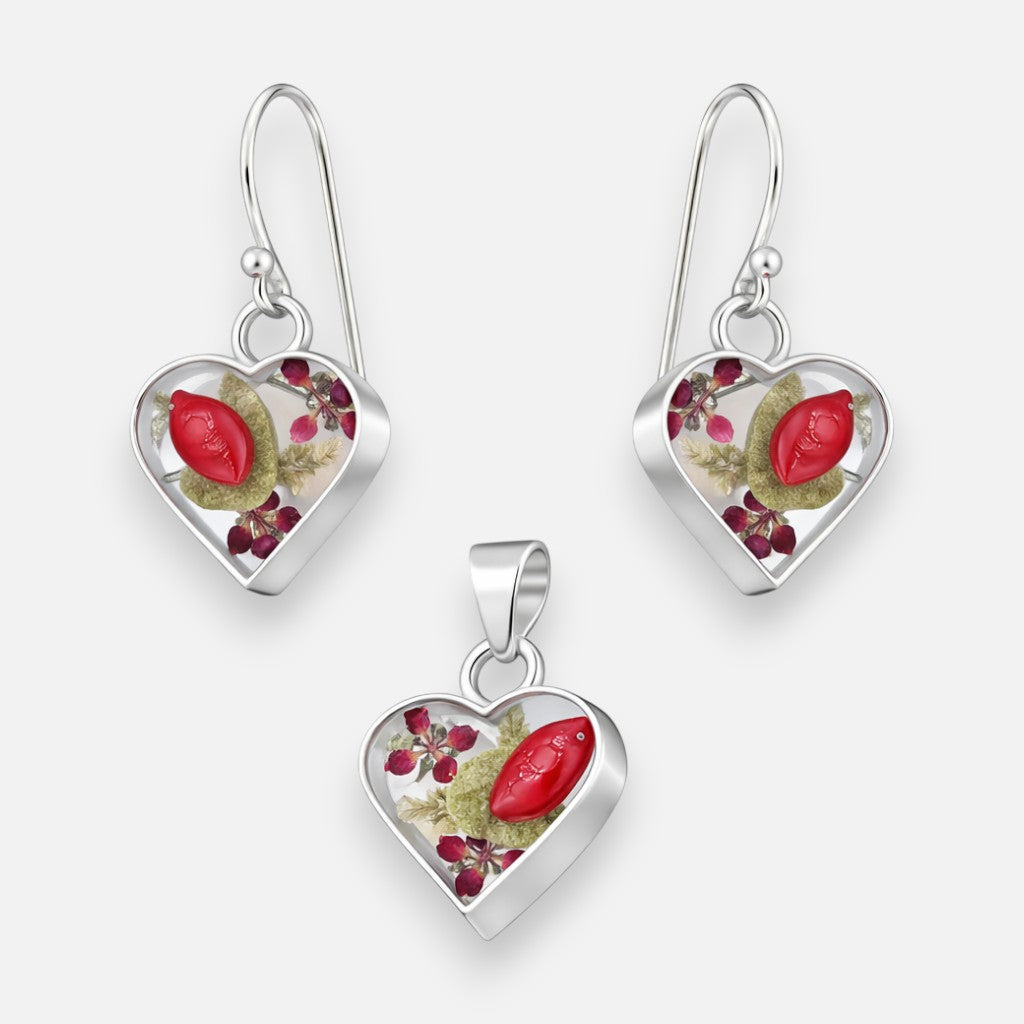 Conjunto Corazón Naturaleza Muerta