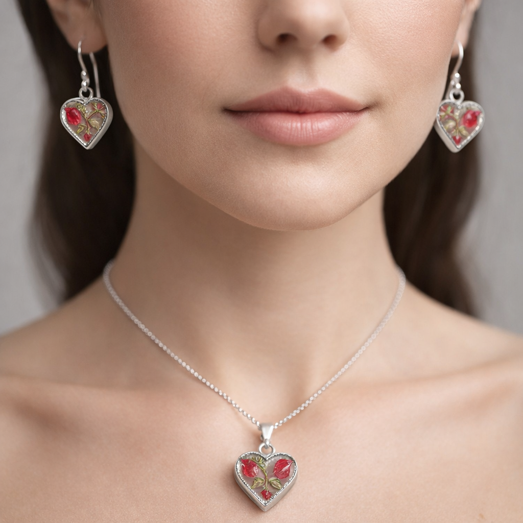 Conjunto Corazón Naturaleza Muerta