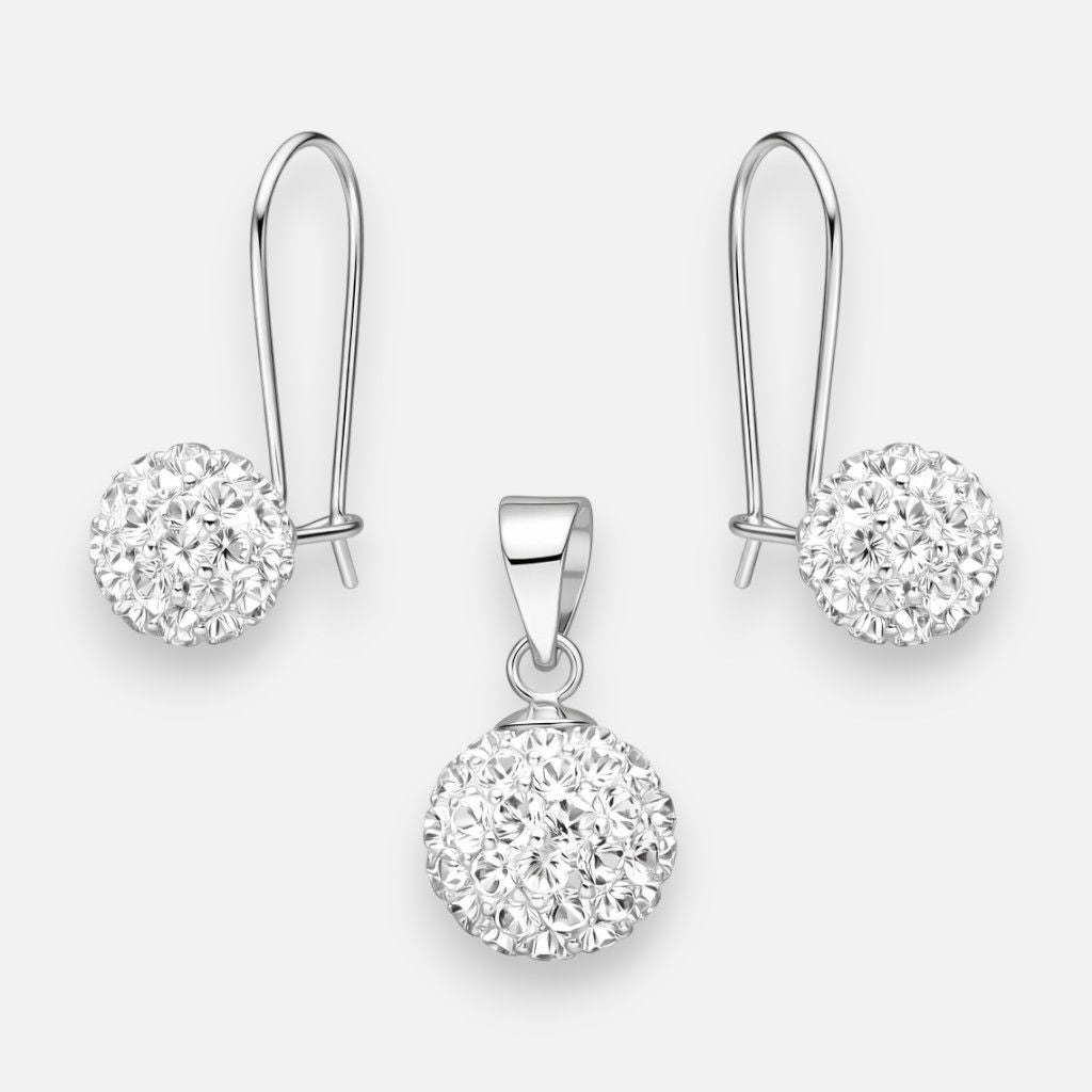 Conjunto Esfera Strass 6 mm