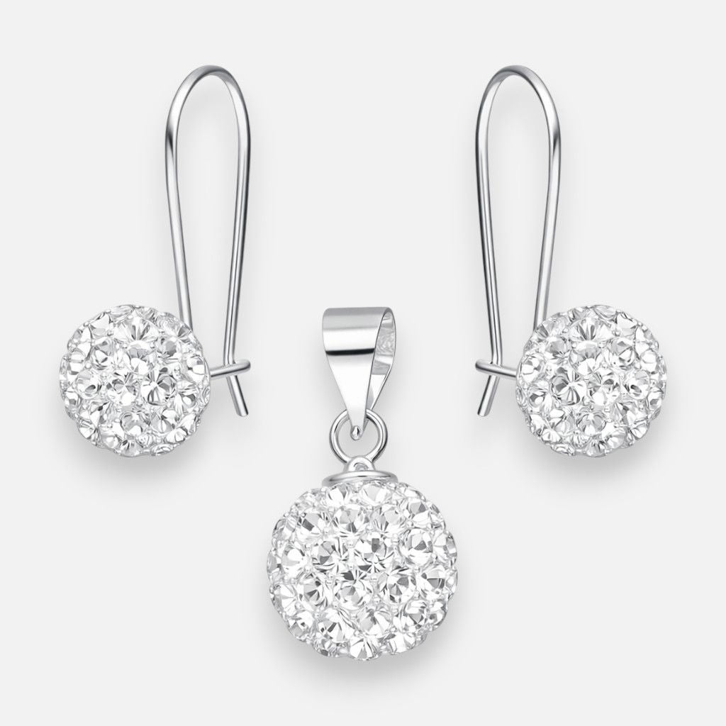 Conjunto Esfera Strass 10 mm