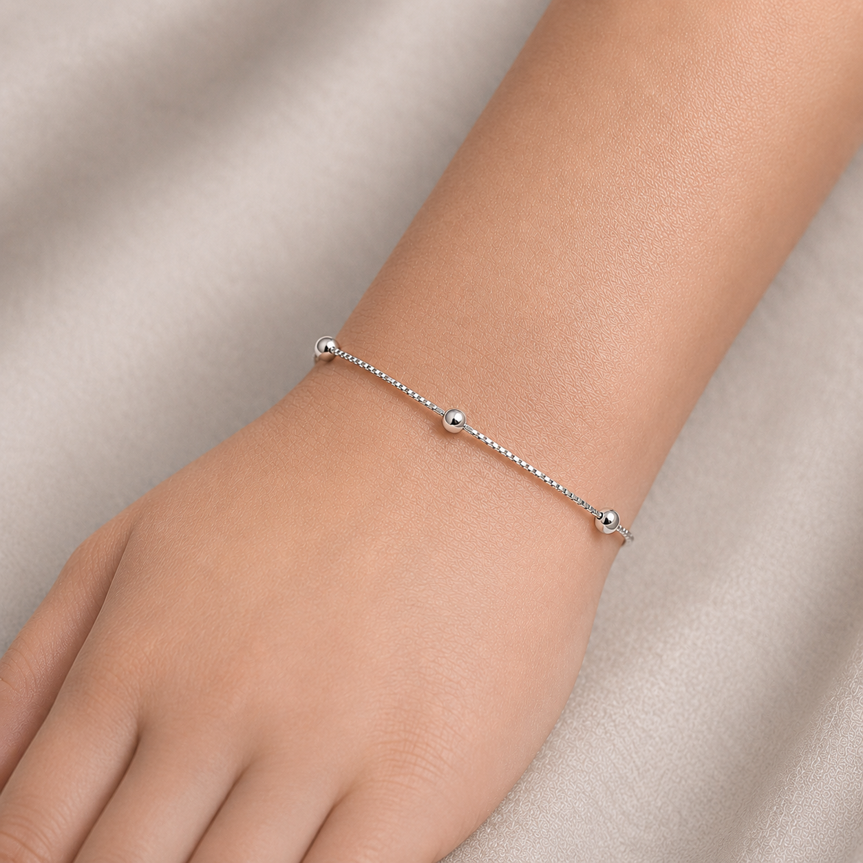 Pulsera Veneciana con Esferas 16 cm