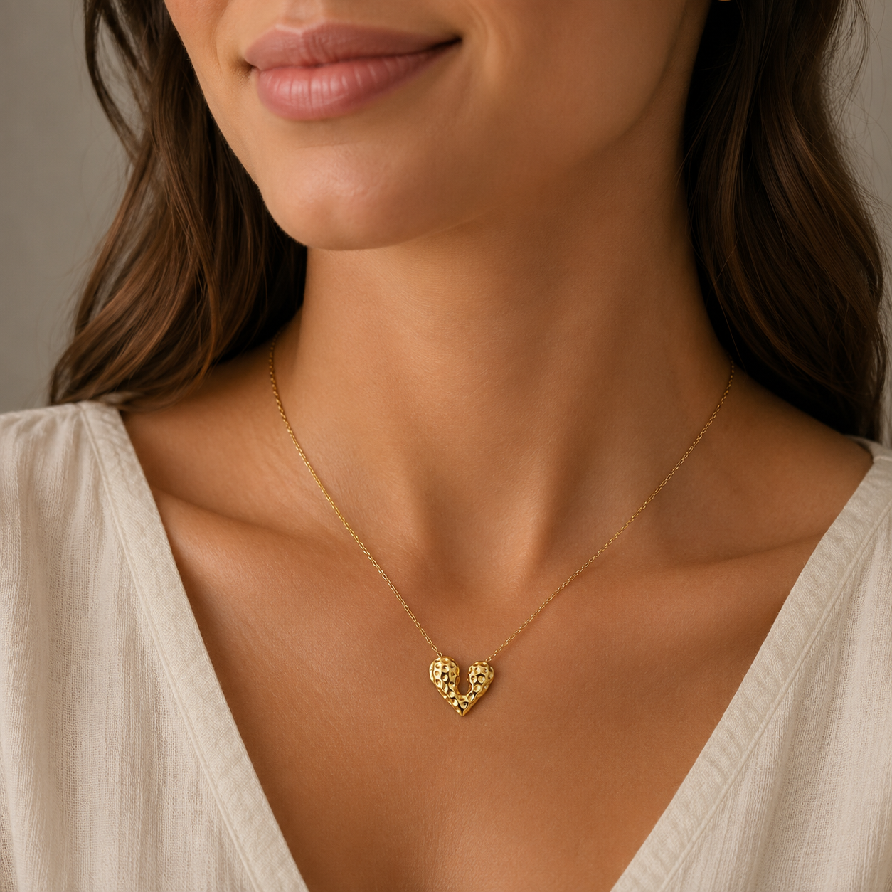 Collar Corazón Chunky