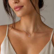 Collar Corazón Circones Baguette
