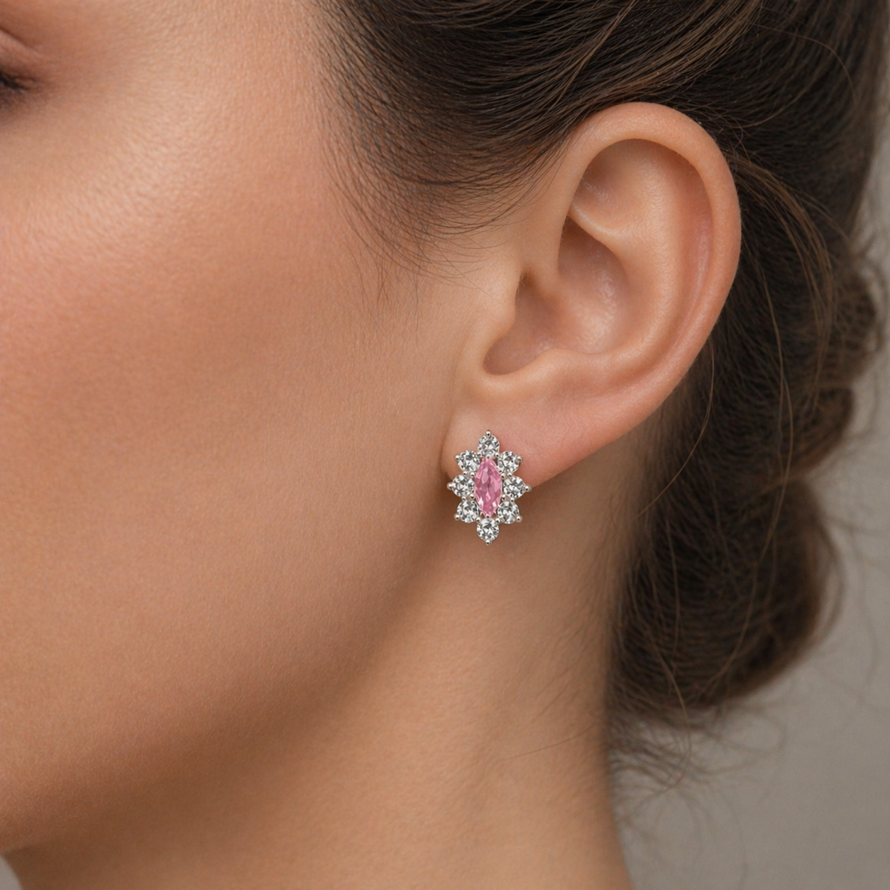 Aro Lady Circón Rosa Francia