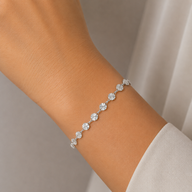 Pulsera Círculos Facetados