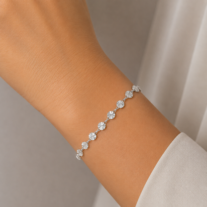Pulsera Círculos Facetados