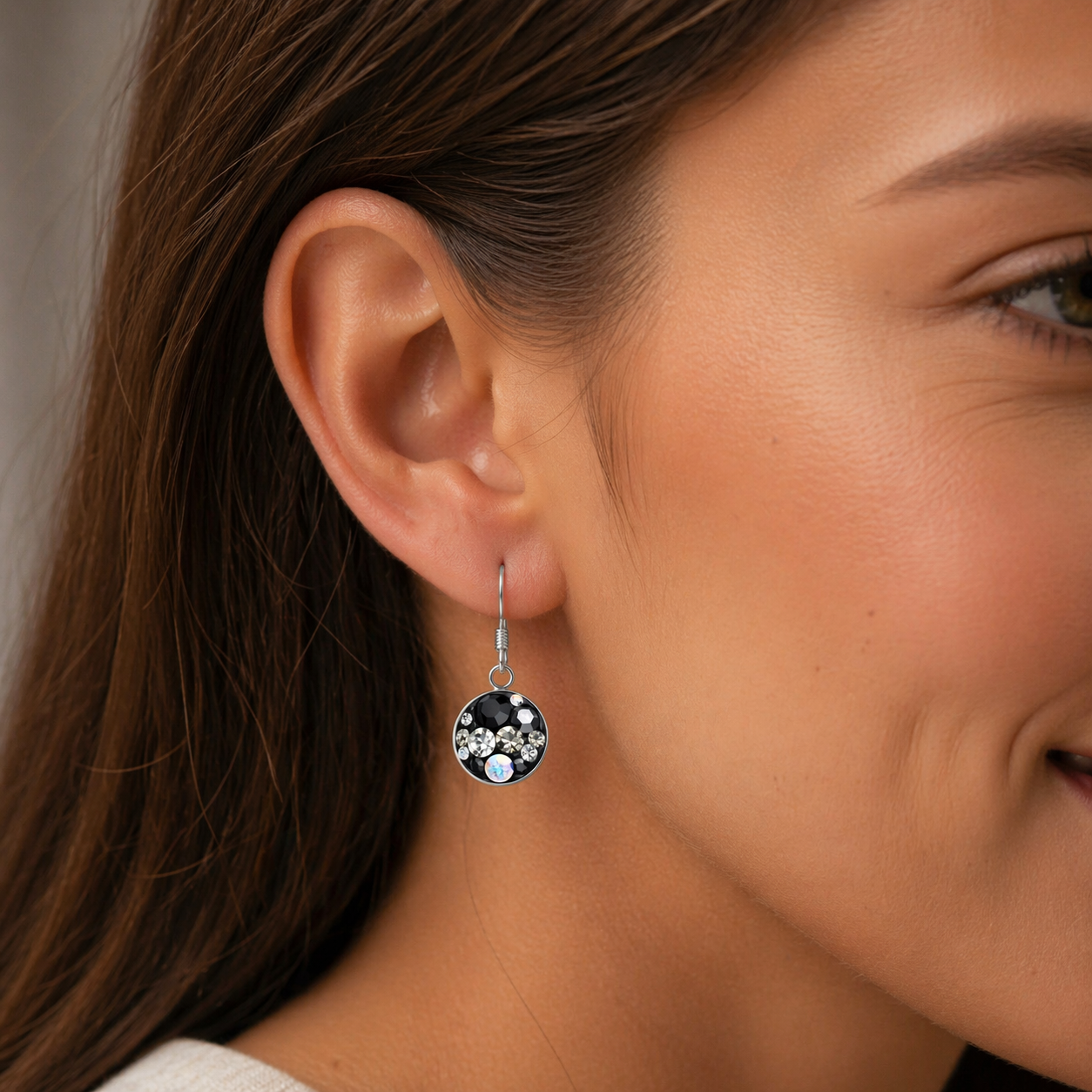 Aro Cristales Hecho con Swarovski® Multicolor