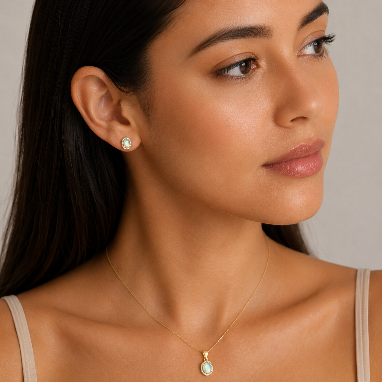 Conjunto Ovalado Circones Tornasol