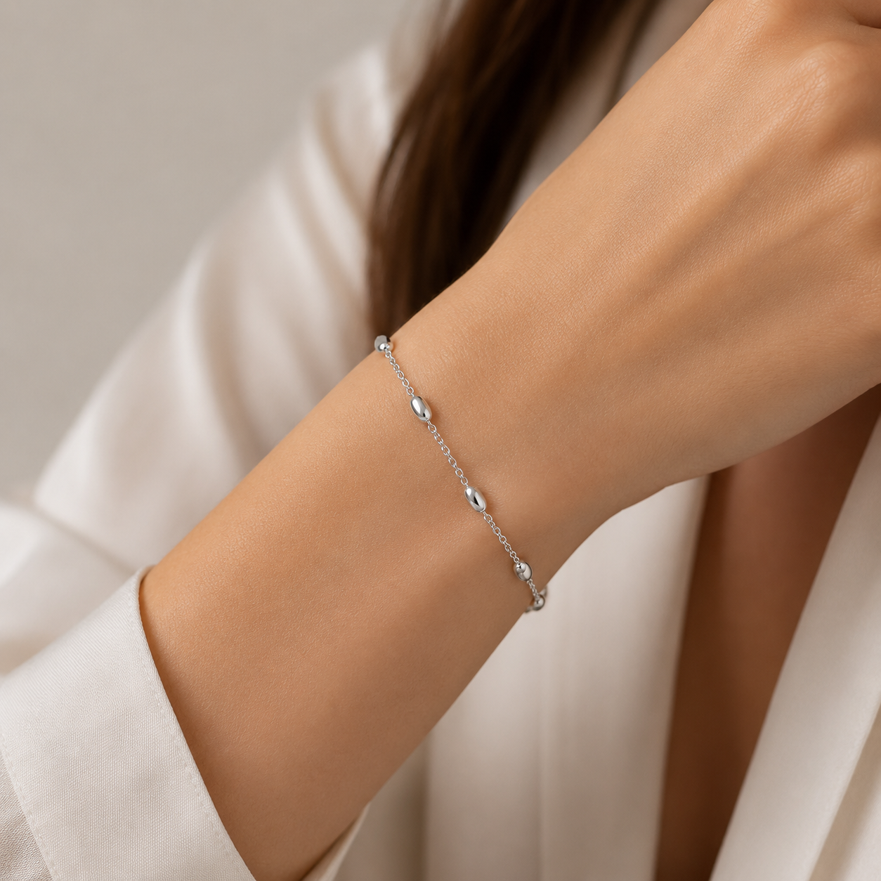 Pulsera Tradicional con Óvalos