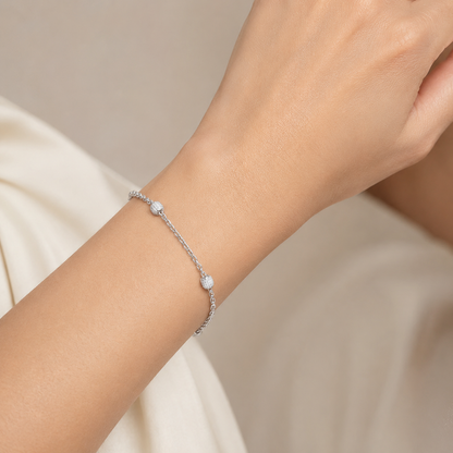 Pulsera Tradicional Cubos Facetados