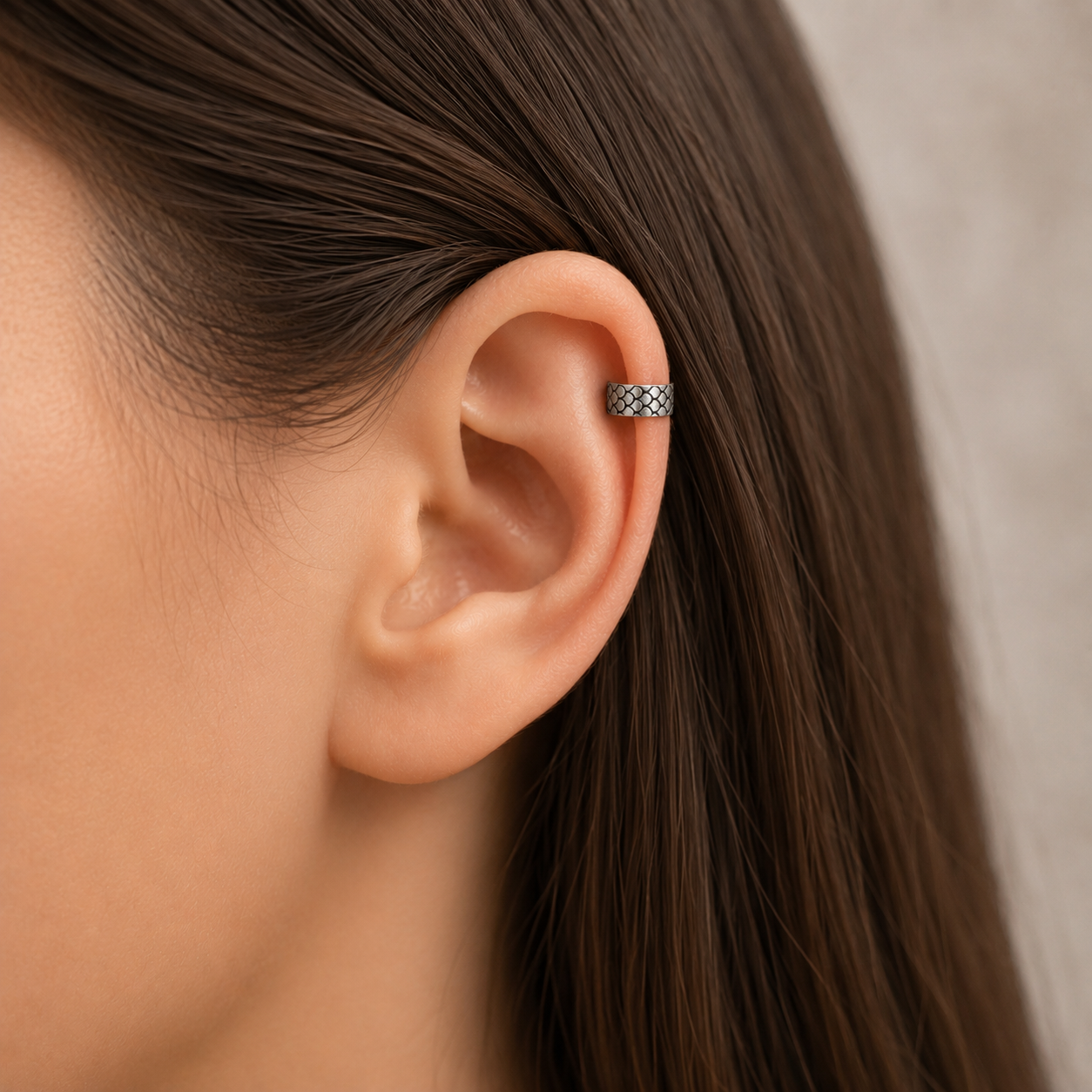 Aro Ear Cuff Piel Serpiente Valor Por Unidad