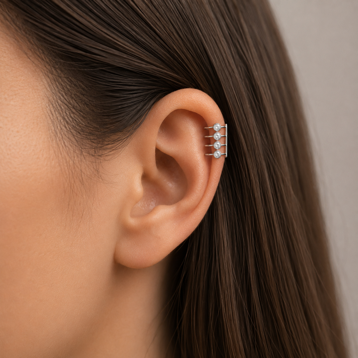 Aro Ear Cuff 4 Líneas Circones