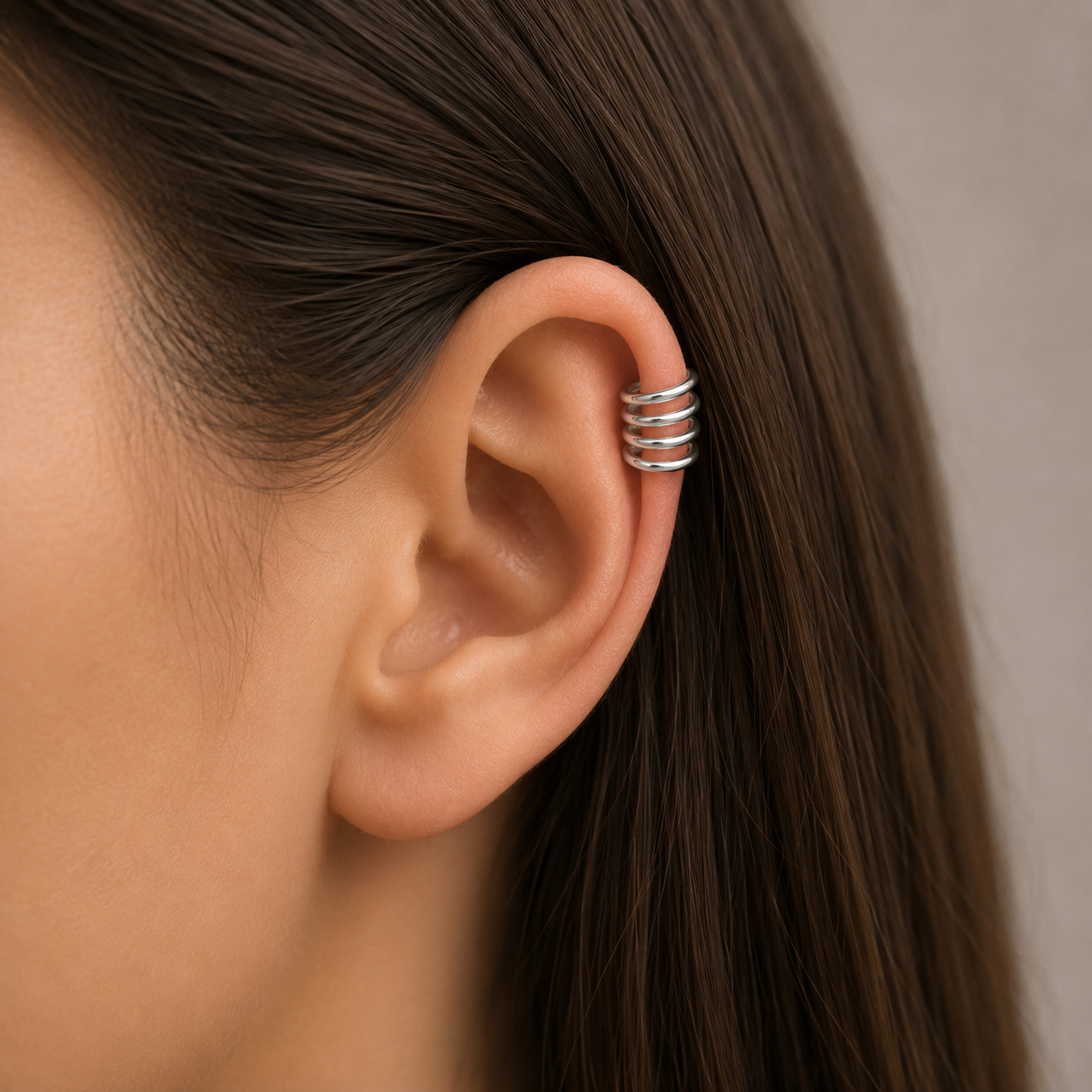 Aro Ear Cuff 4 Líneas