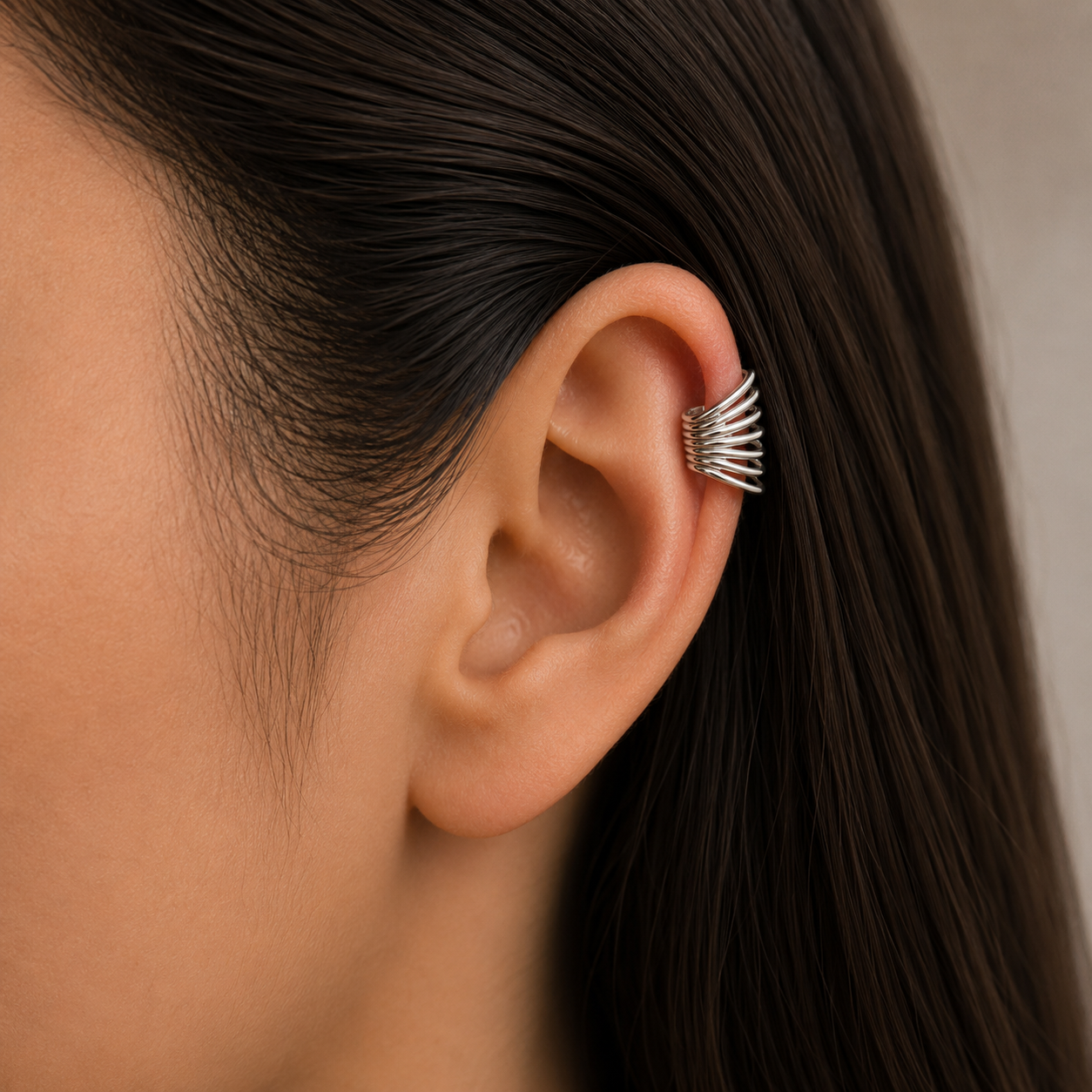 Aro Ear Cuff 7 Líneas