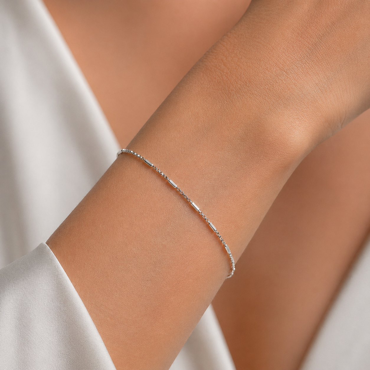 Pulsera Veneciana con Hexágonos