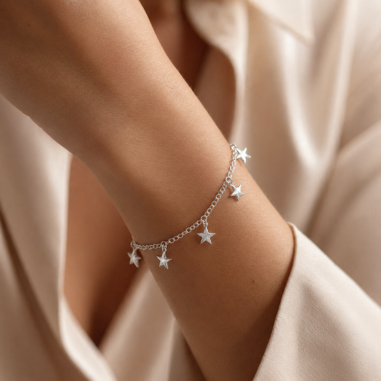 Pulsera Estrellas Facetadas