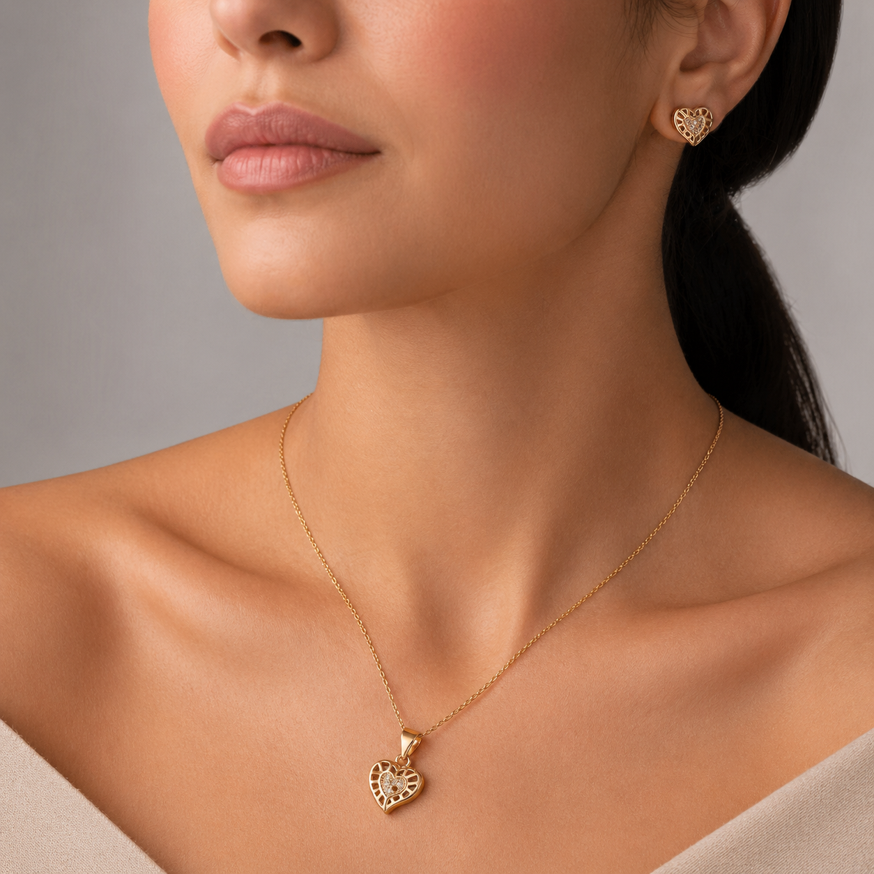 Conjunto Corazón Circones