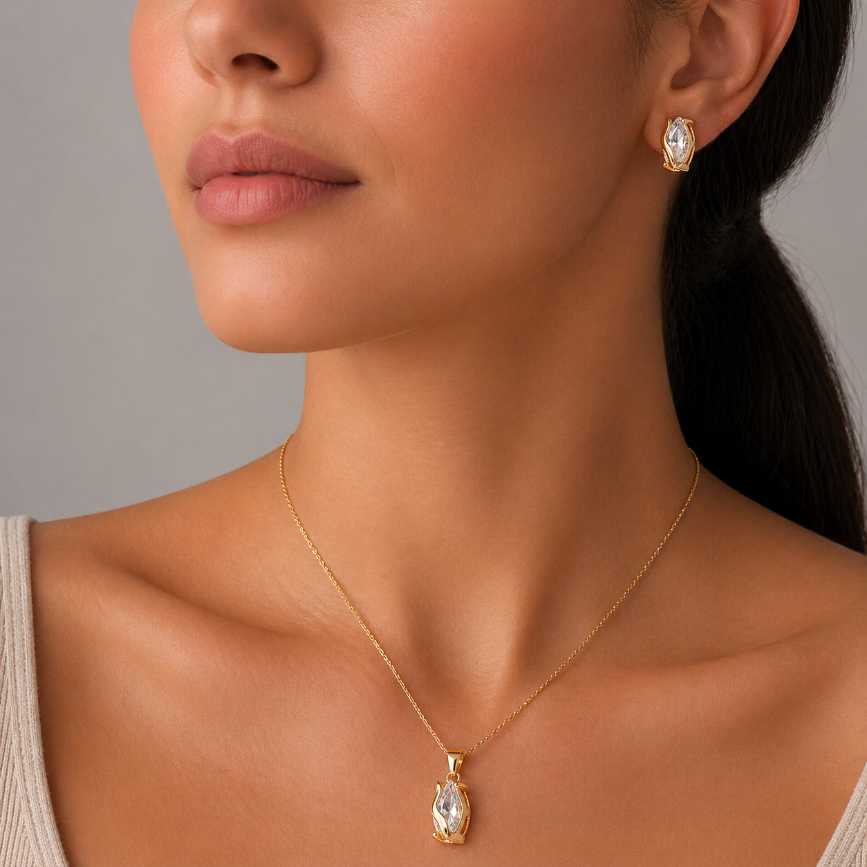 Conjunto Hoja Circón