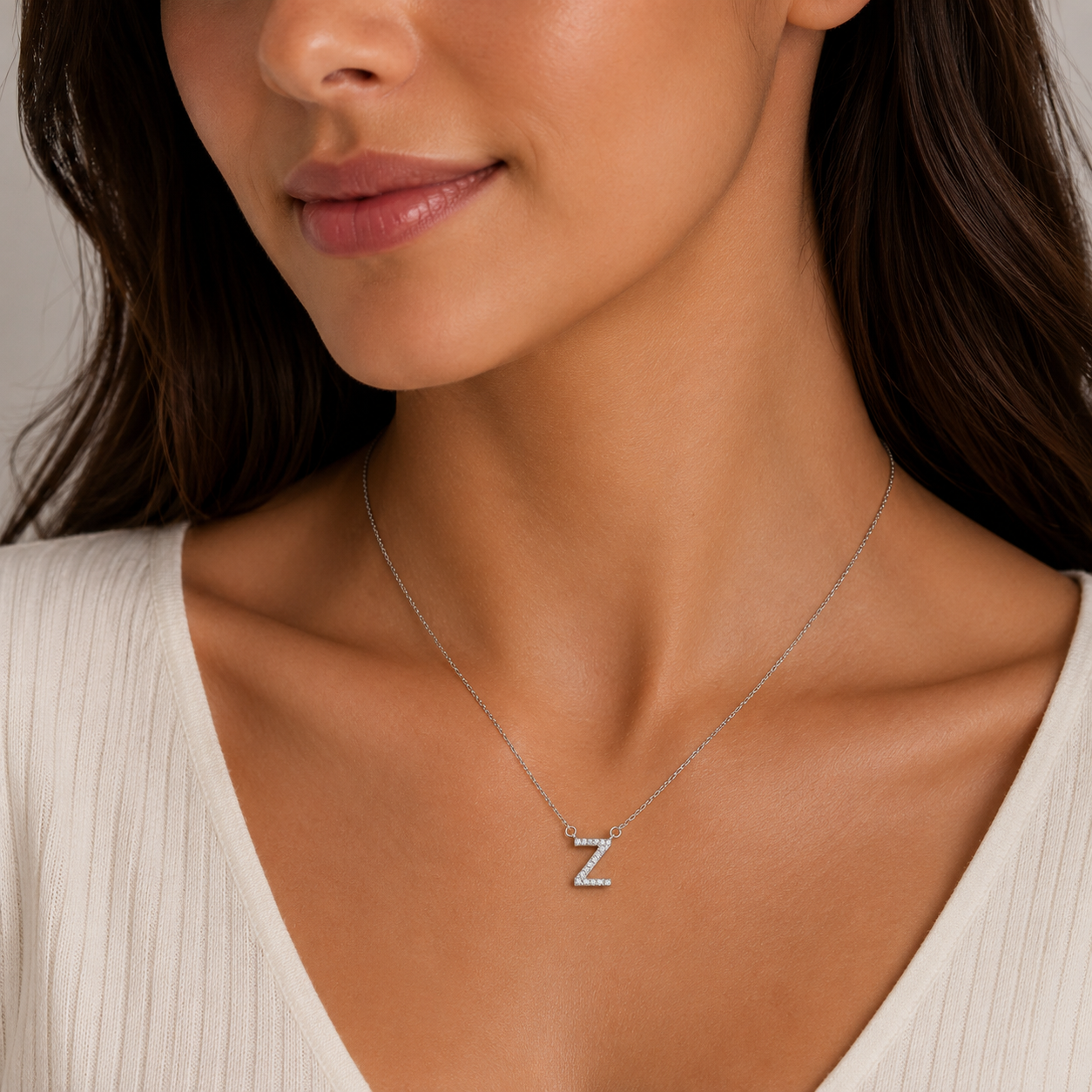 Collar Letra Z con Circones