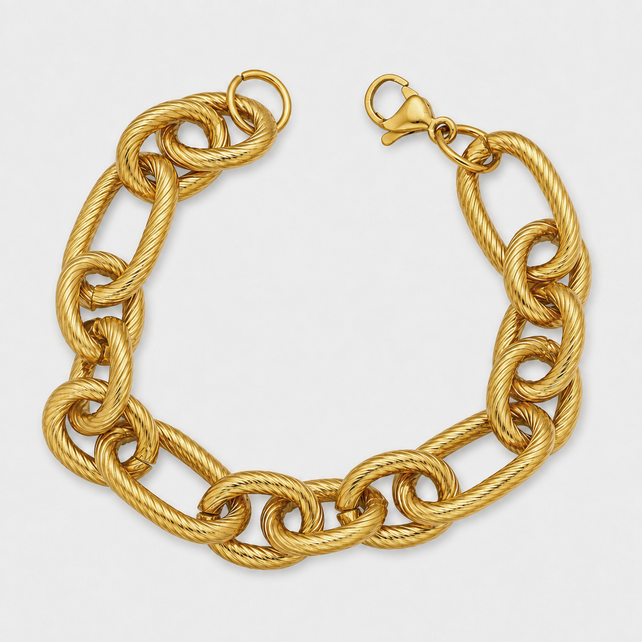 Pulsera Eslabones Entorchados