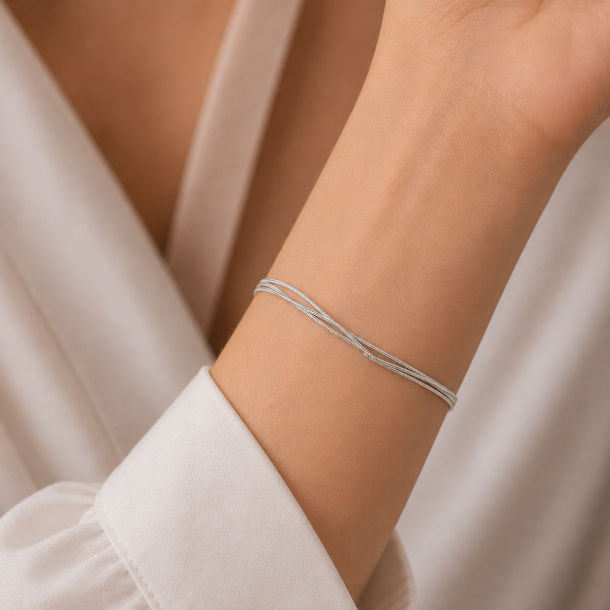Pulsera Cola de Topo Triple