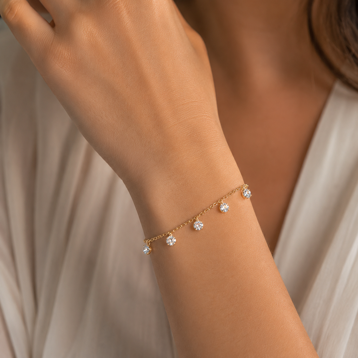 Pulsera Cristales Hecho con Swarovski®