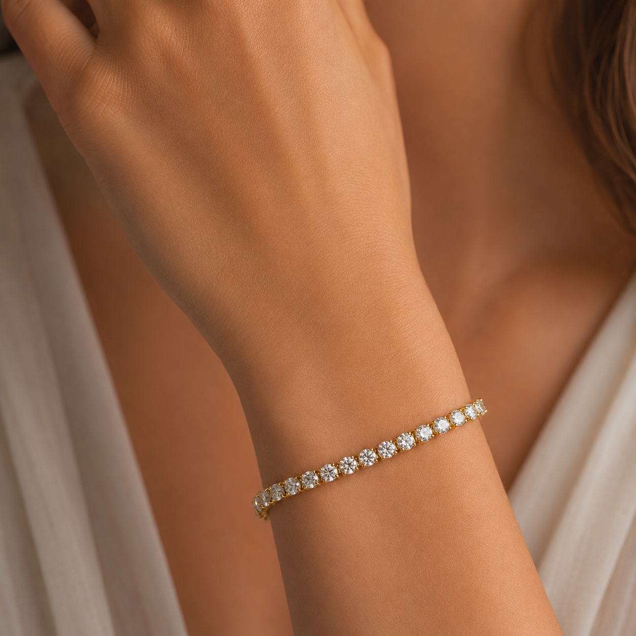 Pulsera Circones Ovalados Sin Fin