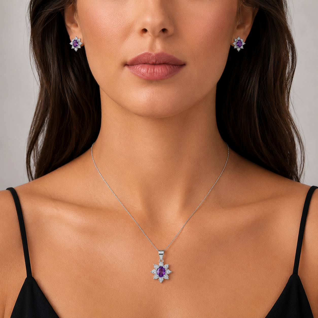 Conjunto Lady Circón Amatista