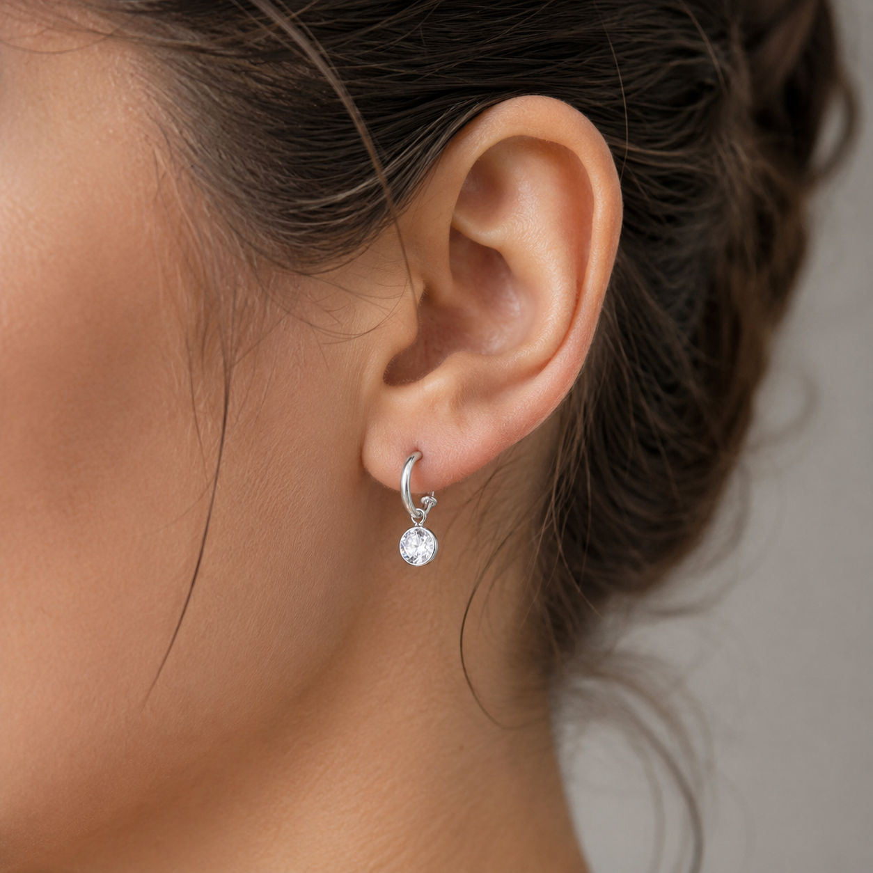 Semi Argolla Cristal Hecho con Swarovski® 14 mm