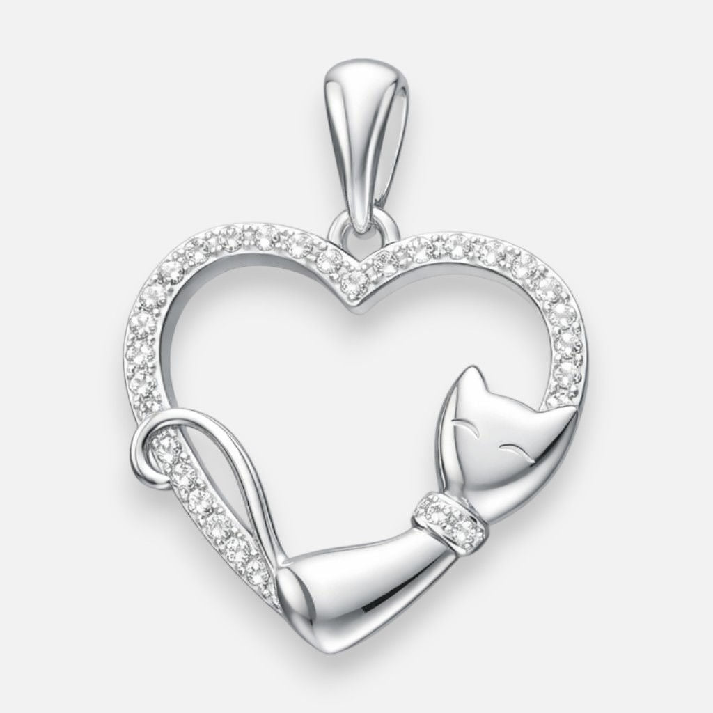 Colgante Corazón Gatito Circones