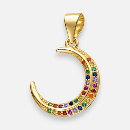 Colgante Media Luna Circones Multicolor