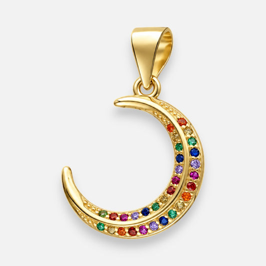 Colgante Media Luna Circones Multicolor