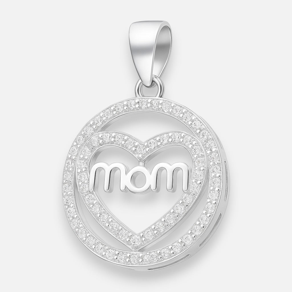 Colgante Corazón Mom Circones