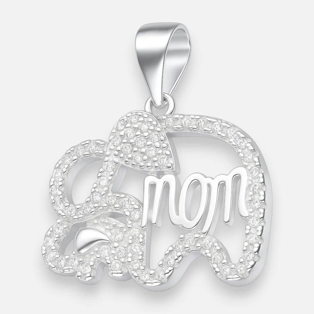 Colgante Mamá Hijo Elefante Circones