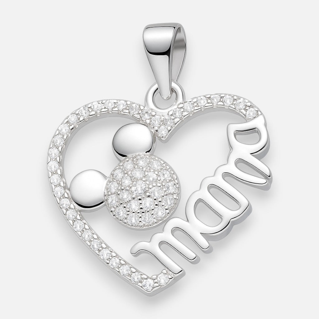 Colgante Corazón Ratoncito Mamá Circones