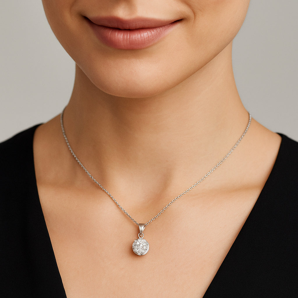 Colgante Esfera Strass 8 mm