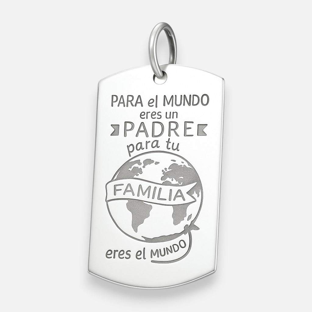 Colgante Placa Papá
