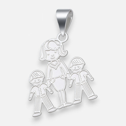 Colgante Familia Hijo Mamá Hijo