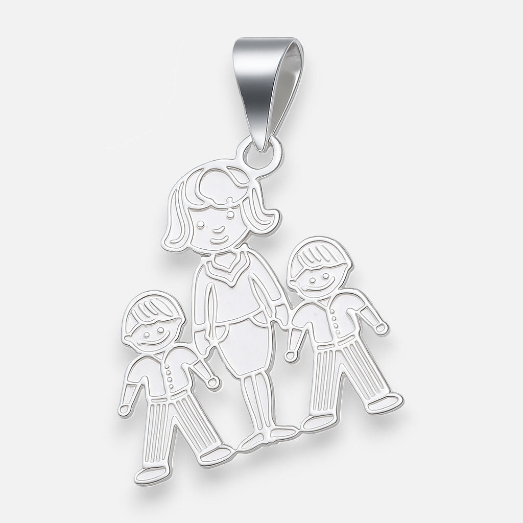Colgante Familia Hijo Mamá Hijo