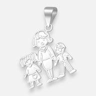 Colgante Familia Hija Mamá Hijo