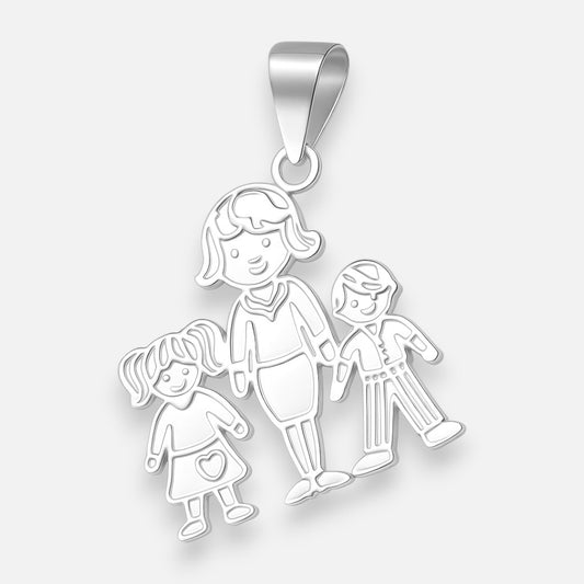 Colgante Familia Hija Mamá Hijo