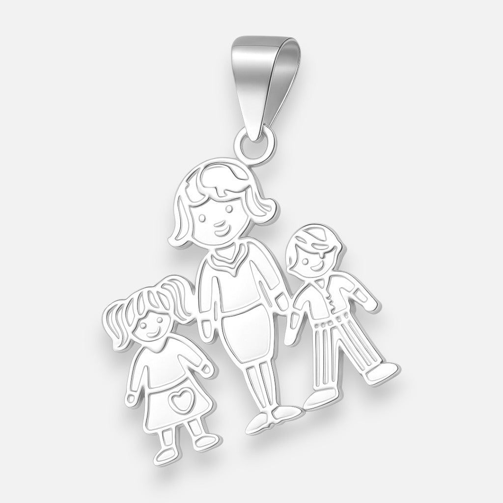 Colgante Familia Hija Mamá Hijo
