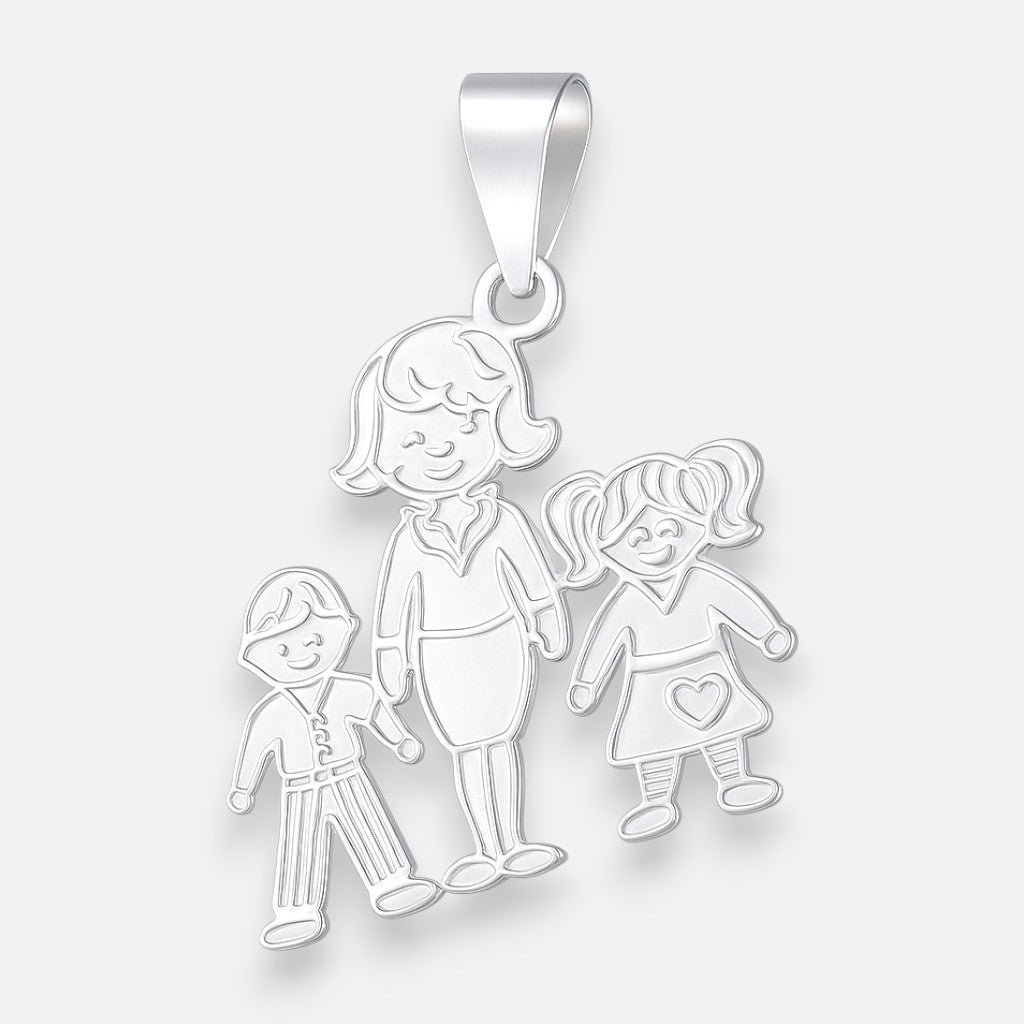 Colgante Familia Hijo Mamá Hija