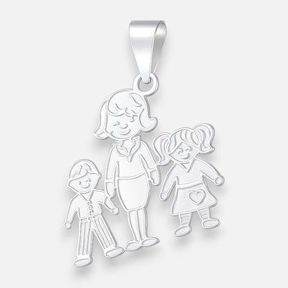 Colgante Familia Hijo Mamá Hija