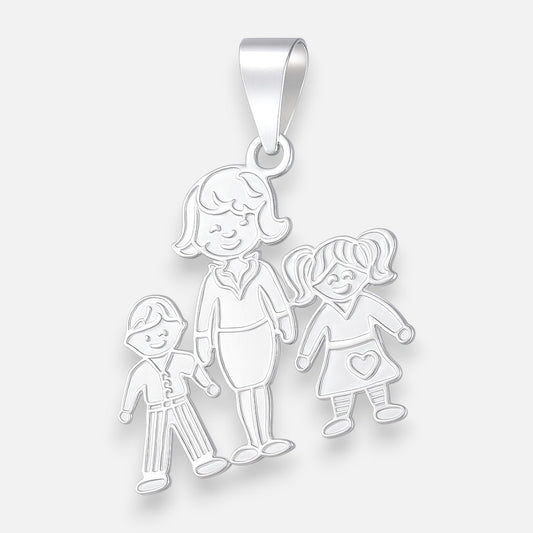 Colgante Familia Hijo Mamá Hija