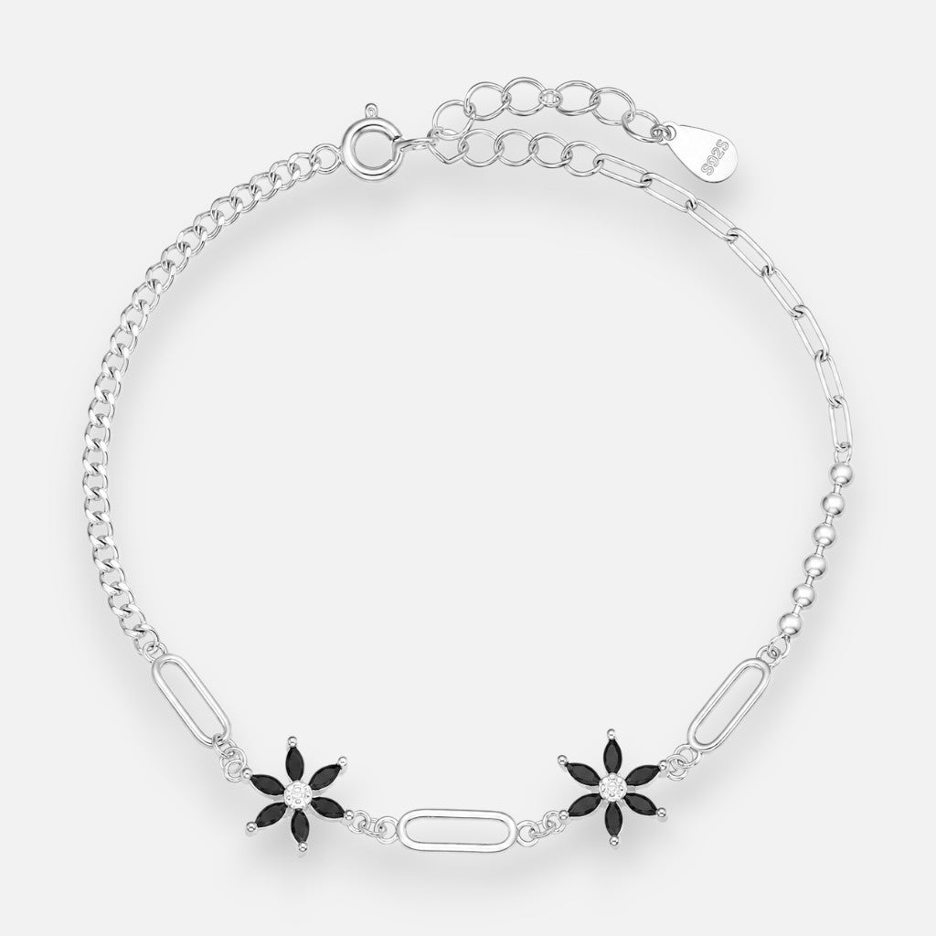 Pulsera Desigual Flores Circones Ónix