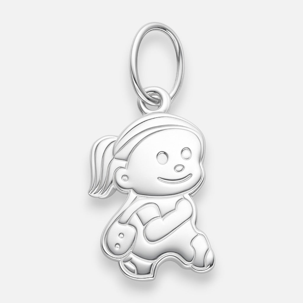 Colgante Niña con Mochila