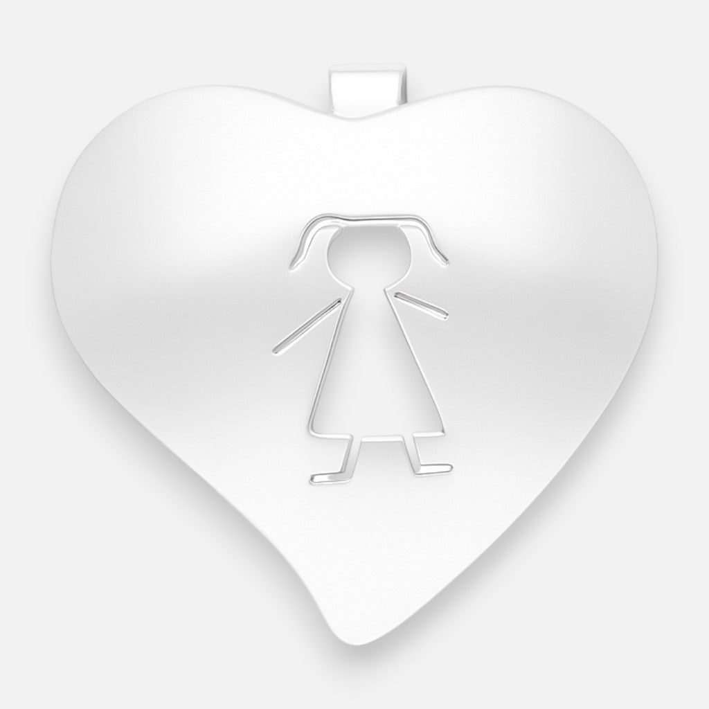 Colgante Corazón Niña