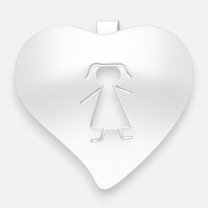 Colgante Corazón Niña