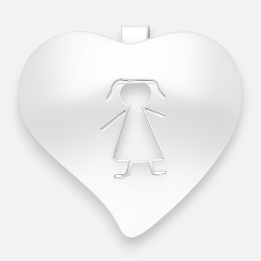 Colgante Corazón Niña